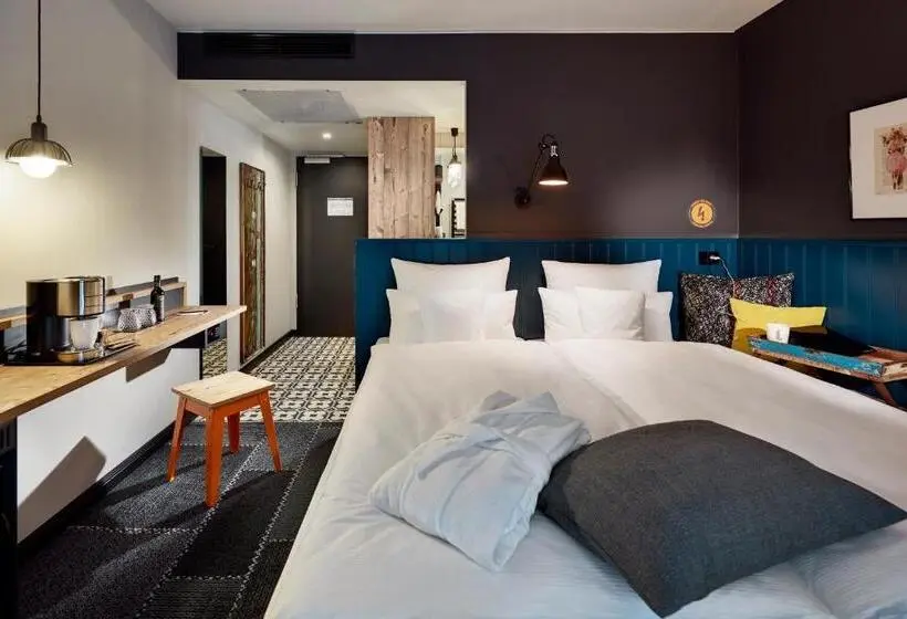 キングサイズベッドのデラックスルーム, Me And All Hotel Mainz, By Hyatt