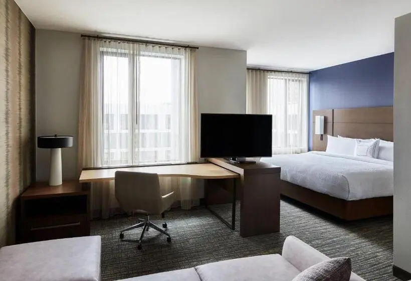 キングサイドベッドのスタンダードワンルーム, Residence Inn By Marriott Dallas By The Galleria