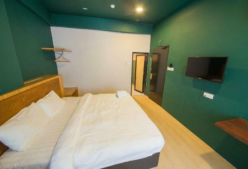 חדר סטנדרט עם מיטת קינג, Room V @ Jalan Sultanah Near Bus Stop Batu Pahat