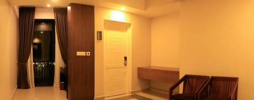 ２ベッドルームアパートメント, D Fort Hotel Kollam