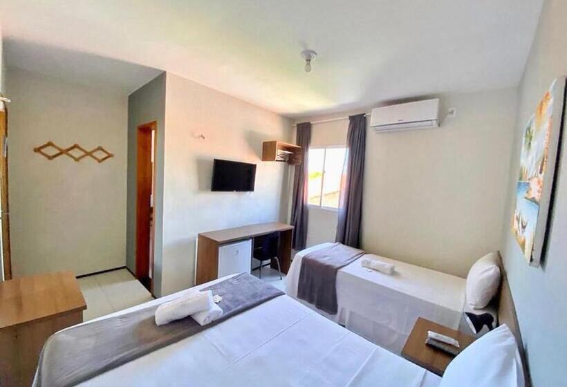 חדר סטנדרט לשלושה, Pousada Porto Rio