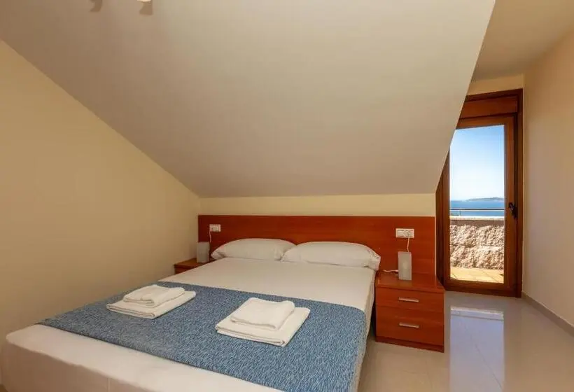 オーシャンビューのテラス付1ベッドルームアパート, Apartamentos Turísticos Eira Do Mar