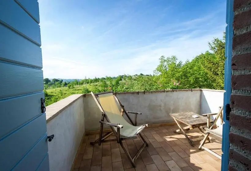 景色の見えるトリプルスタンダードルーム, Agriturismo La Corte Del Lupo