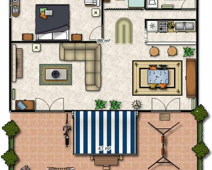 آپارتمان 2 خوابه, Casale Gli Ulivi