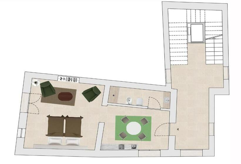 1ベッドルームアパートメント, Re Federico Boutique