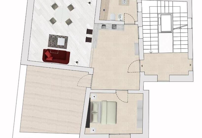 Apartamento Ático 1 Quarto, Re Federico Boutique