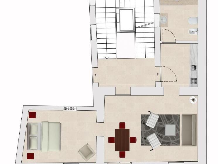 1ベッドルームのデラックスアパートメント, Re Federico Boutique