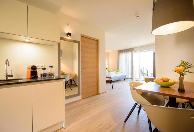 带花园景观的标准工作室, Brühl Suites&residence