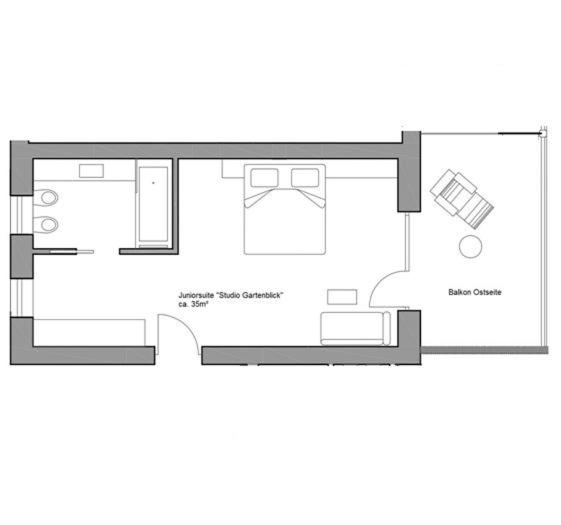 Полулюкс Вид на Бассейн, Brühl Suites&residence