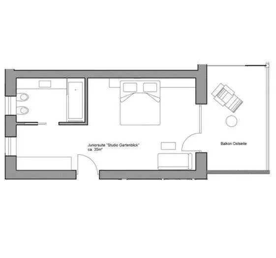 Juniorsviitti Allasnäkymä, Brühl Suites&residence