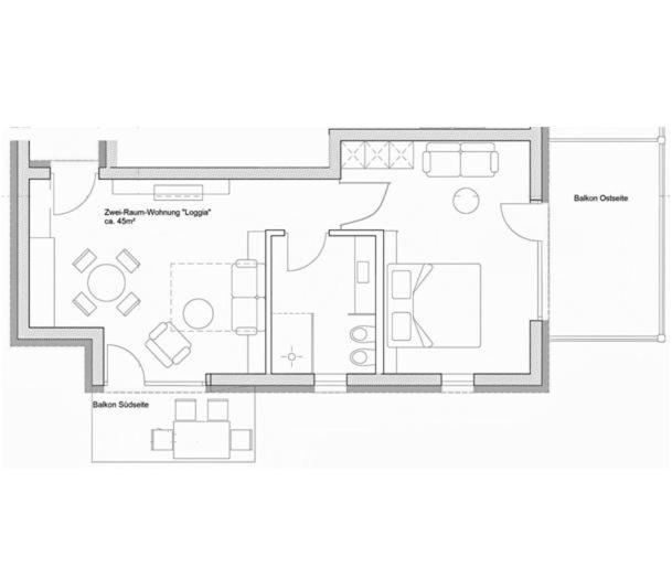 شقة غرفة واحدة, Brühl Suites&residence