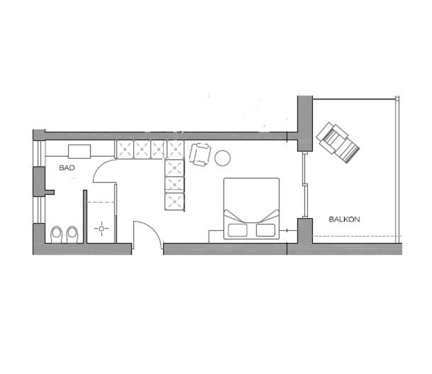 Номер Стандарт Вид на Бассейн, Brühl Suites&residence