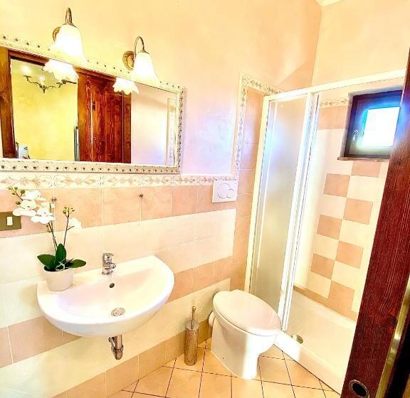 带1个卧室带花园景观的公寓, Agriturismo L'antica Quercia