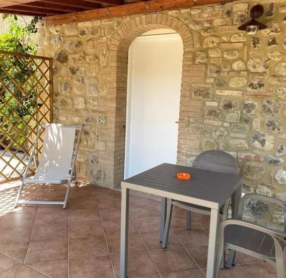 テラス付き１ベッドルームアパートメント, Agriturismo L'antica Quercia