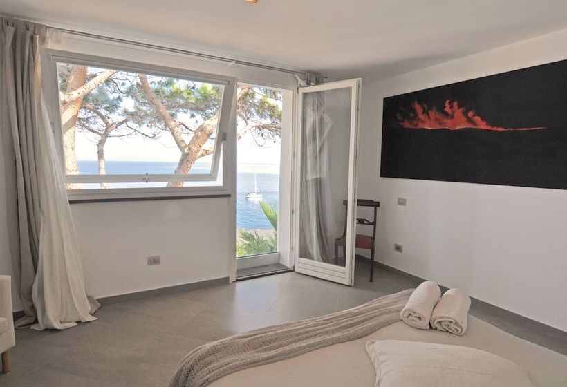 Апартаменты Deluxe 2 Спальни Вид на Море, Il Gabbiano Relais In Stromboli