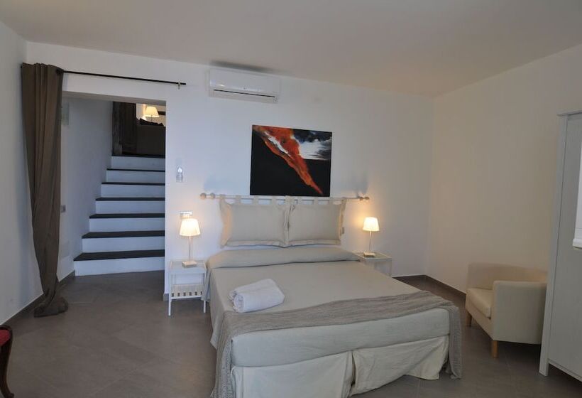 Апартаменты Deluxe 2 Спальни Вид на Море, Il Gabbiano Relais In Stromboli