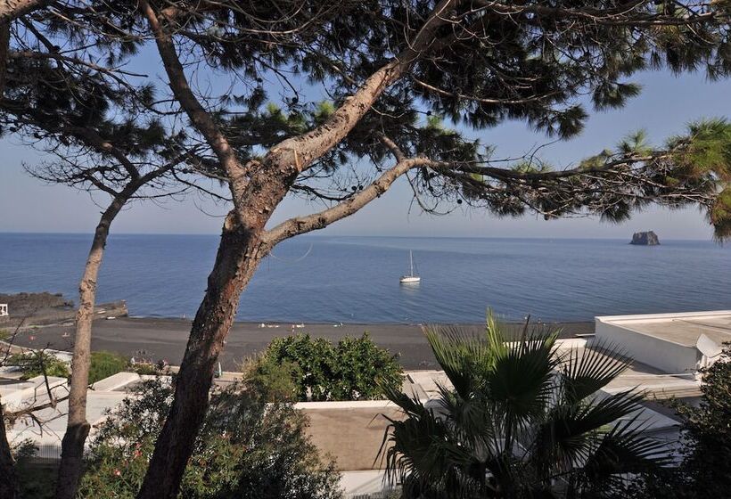 Апартаменты Deluxe 2 Спальни Вид на Море, Il Gabbiano Relais In Stromboli