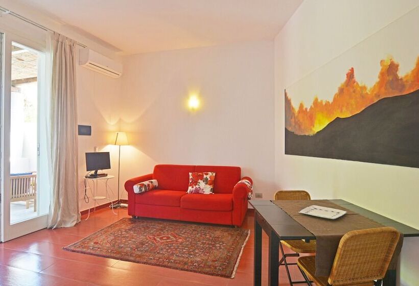 Апартаменты 1 Спальня, Il Gabbiano Relais In Stromboli