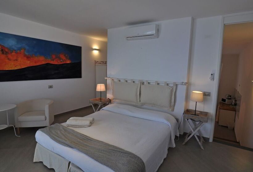 Апартаменты Deluxe 2 Спальни Вид на Море, Il Gabbiano Relais In Stromboli