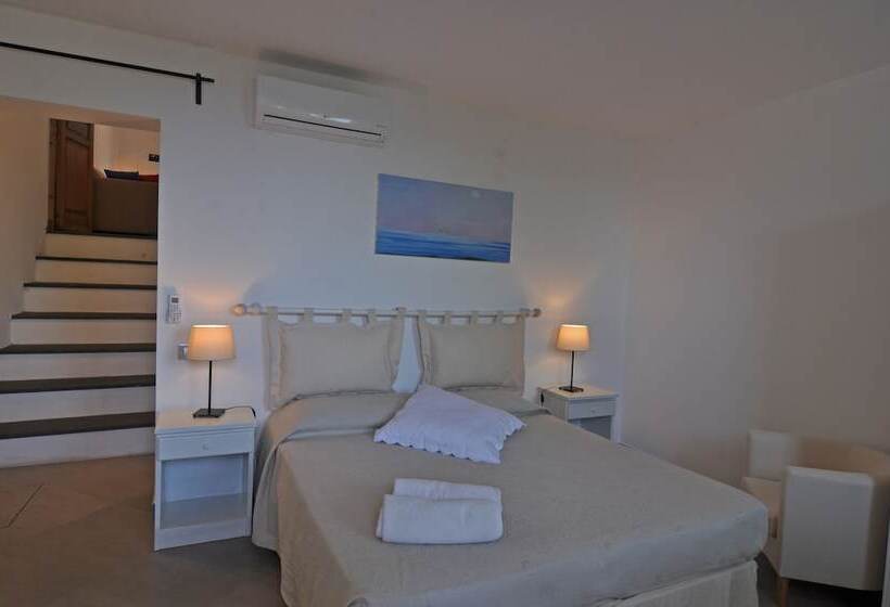 Апартаменты Deluxe 2 Спальни Вид на Море, Il Gabbiano Relais In Stromboli