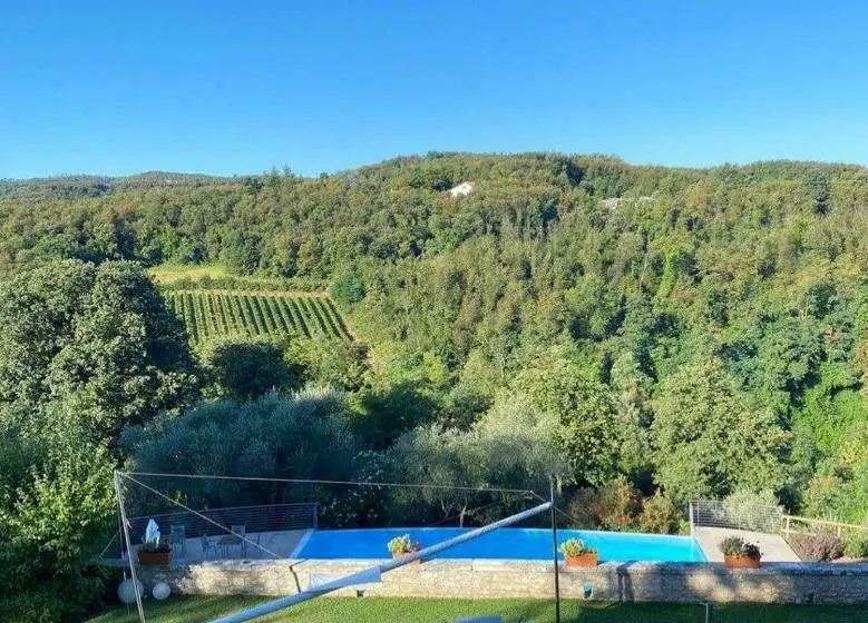 庭の見えるジュニアスイート, Agriturismo Le Vescovane