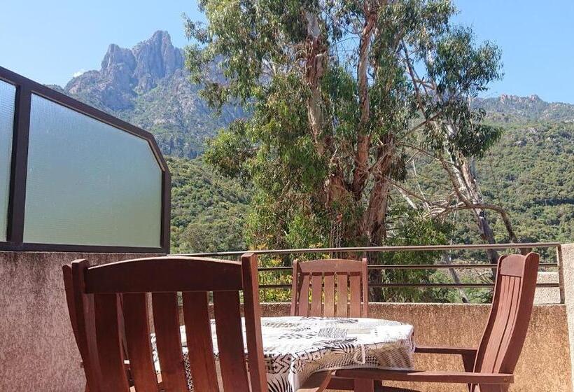 带1个卧室的带阳台的公寓, Résidence A Barcella