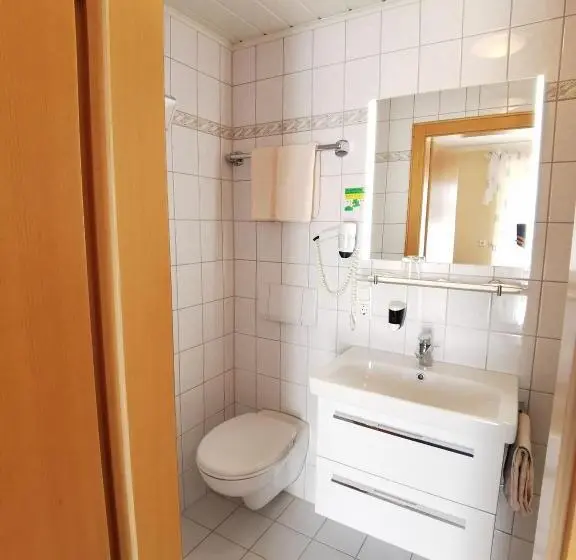 テラス付きシングルルーム, Gästehaus Köglmaier