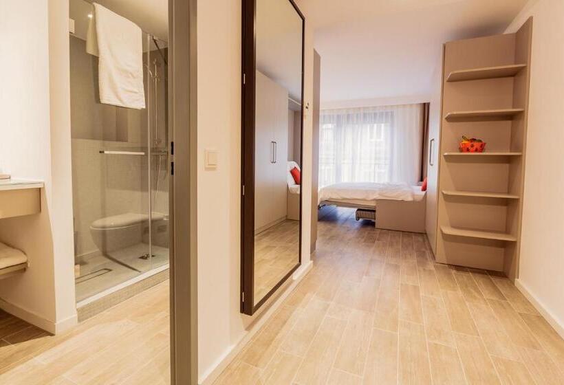 דירת חדר, 360 Apartment Hotel Frankfurt