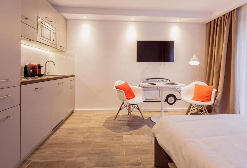 آپارتمان 1 خوابه, 360 Apartment Hotel Frankfurt