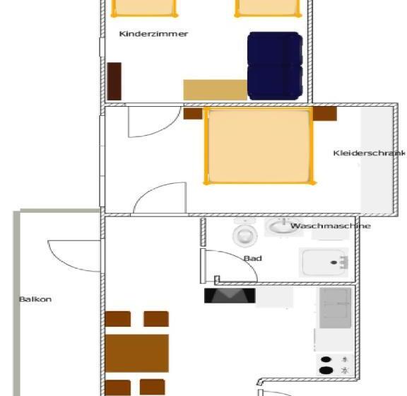 Апартаменты Комфорт 1 Спальня, Gästehaus Schmid & Reitzner