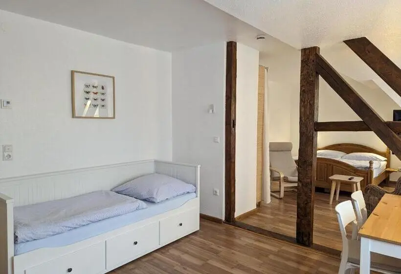 景色の見えるトリプルスタンダードルーム, Waldpension Harzer Waldwinkel