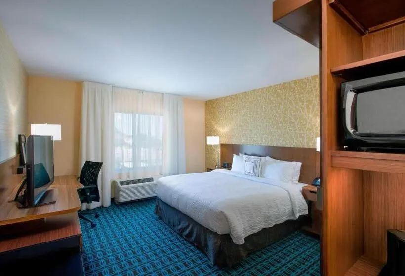キングサイズベッドのスタンダードルーム, Fairfield Inn & Suites By Marriott Phoenix Tempe/airport