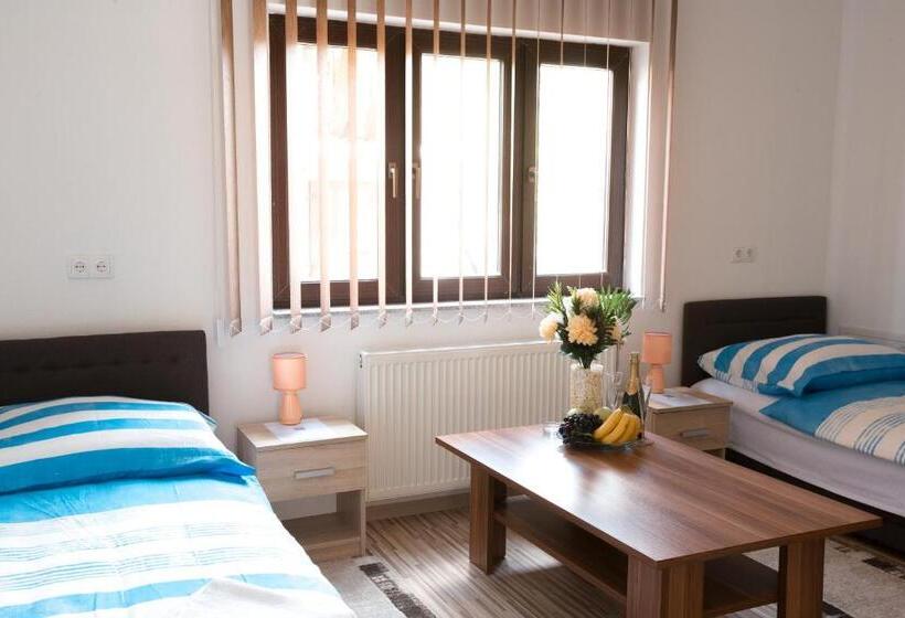 اتاق استاندارد سه تخته با سرویس بهداشتی مشترک, Guesthouse Vila Puzic