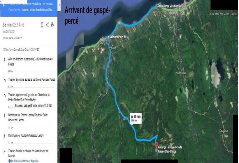 غرفة قياسية مطلة على الجبل, Auberge   Village Grande Nature Chic Chocs