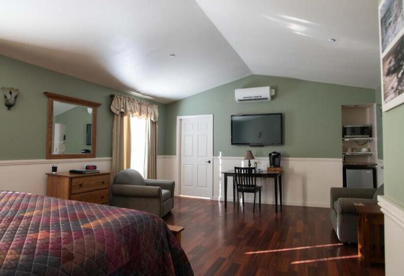 キングサイズベッドのデラックスルーム, Swift River Suites