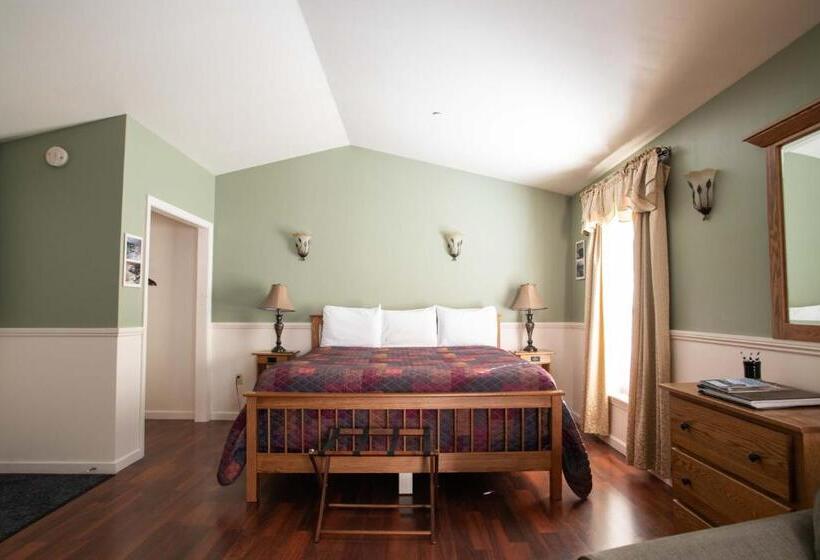 キングサイズベッドのデラックスルーム, Swift River Suites