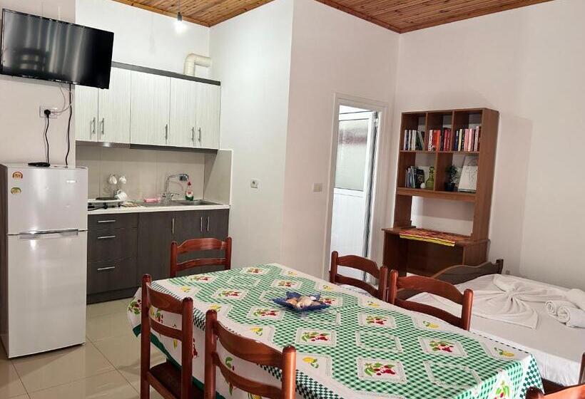 带1个卧室带花园景观的公寓, Guesthouse Dollomaja Ksamil