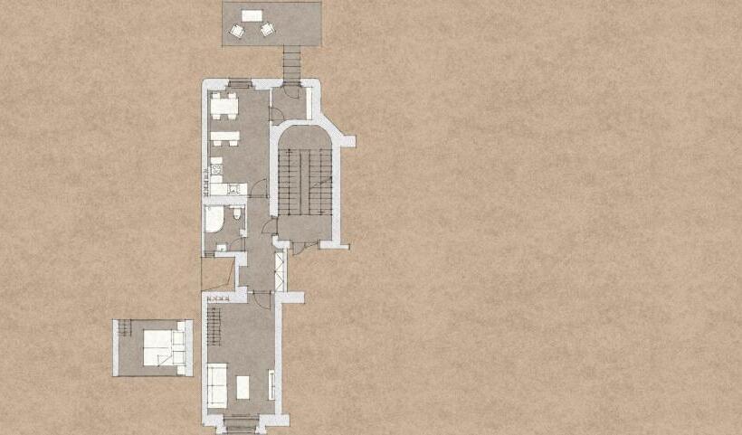 آپارتمان 1 خوابه با تراس, Mordecai Twelve Apartments By Prague Residences