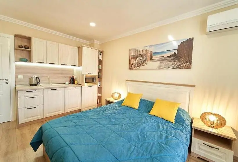 اتاق استاندارد با چشم‌انداز دریا, Burgas Beach Resort Apartments