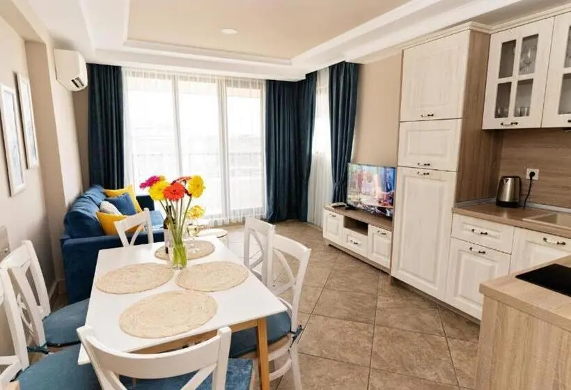 2 Bedroom Apartment Pool View, Burgas Beach Resort Apartments