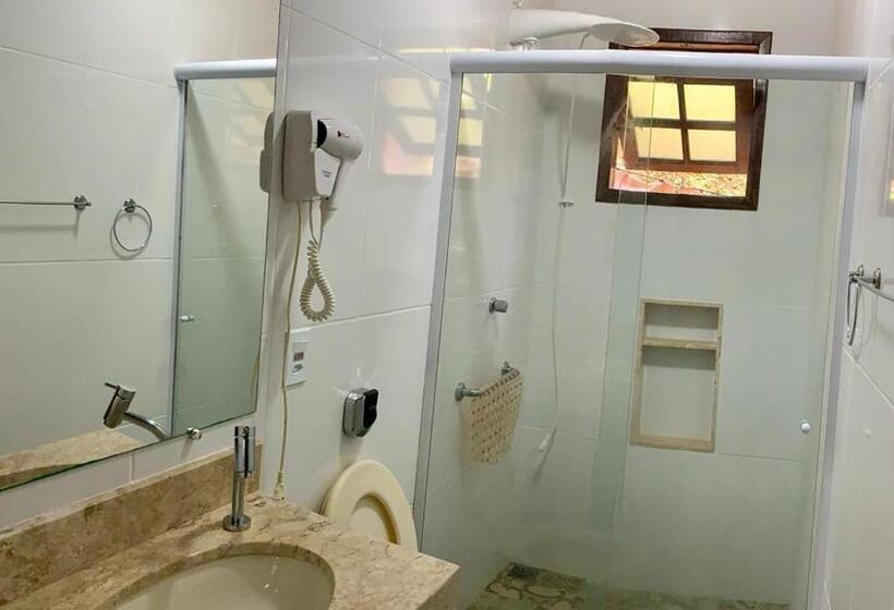 标准间带阳台, Pousada Caminho Das Candeias