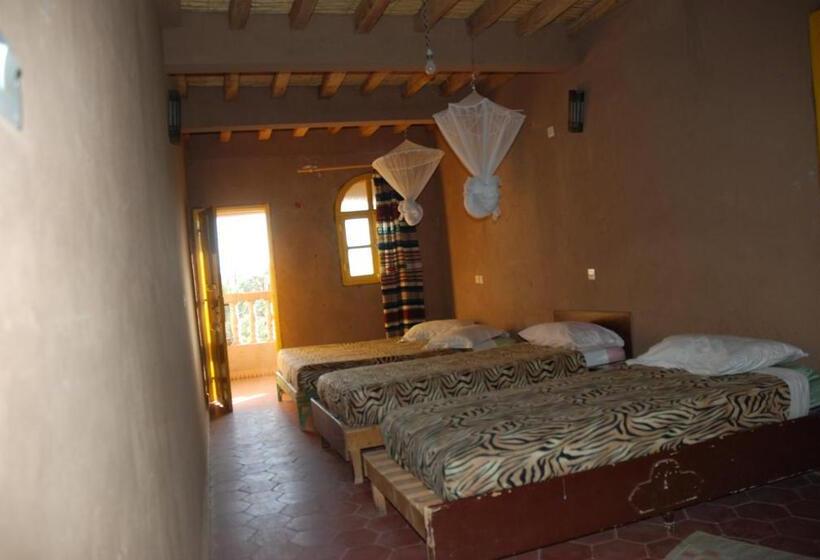 اتاق استاندارد چهارنفره با چشم‌انداز باغ, D Hôte Jnane Dar Diafa