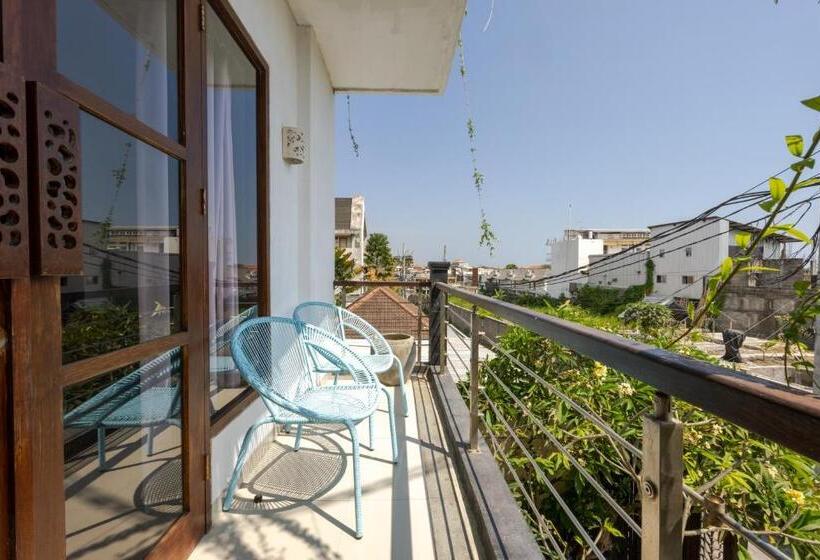 חדר דלוקס עם מרפסת, Canggu Spirit Guest House