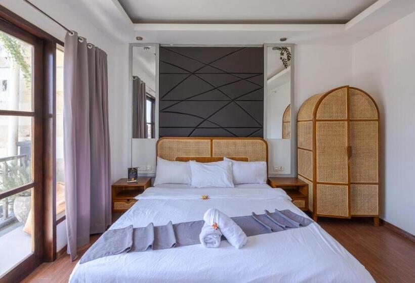 חדר דלוקס עם מרפסת, Canggu Spirit Guest House