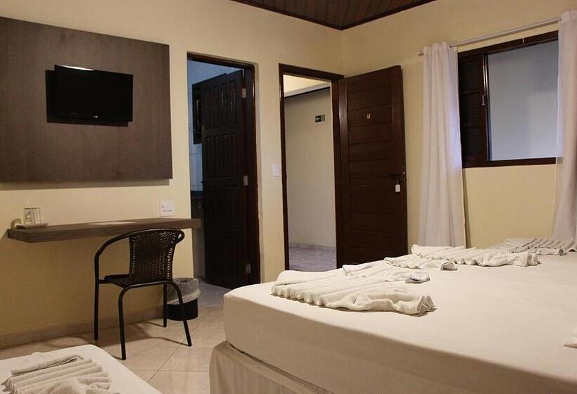 غرفة كلاسيكية رباعية, Pousada Berro D'água