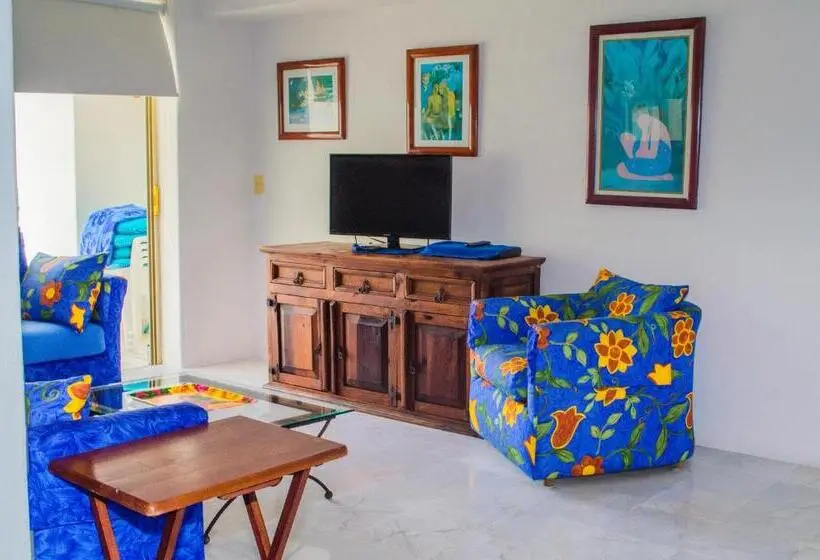 バルコニー付き１ベッドルームアパートメント, Enna Inn Ixtapa Departamentos Vista Al Mar