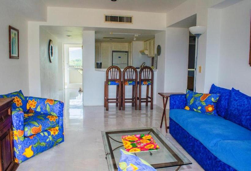 آپارتمان 1 خوابه با بالکن, Enna Inn Ixtapa Departamentos Vista Al Mar