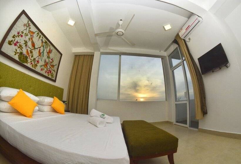 디럭스 룸 바다 전망, Green Ayurvedic Beach Resort