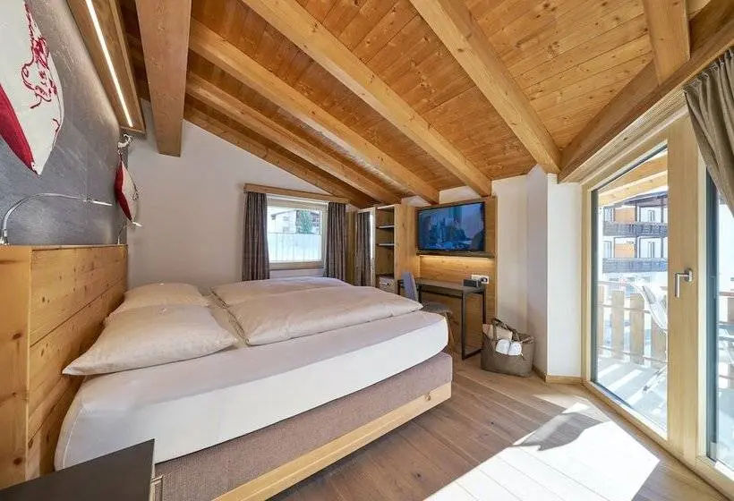 １ベッドルームのデラックスアパートメント, Aparthotel Grischuna