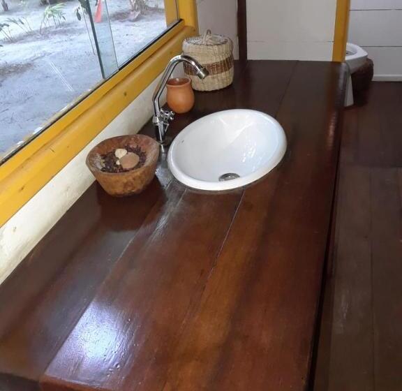 בקתת חדר, Casinha Amarela Ecolodge Boipeba